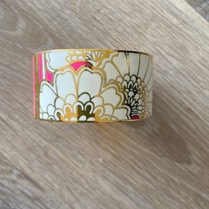 Kate Spade in Full Bloom Pink Floral Bangle